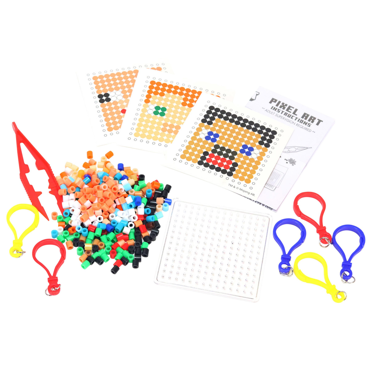 slide 3 of 3, Minecraft Pixel Art, 1 ct