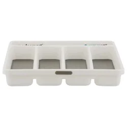 Made Smart Small Silverware Tray - White