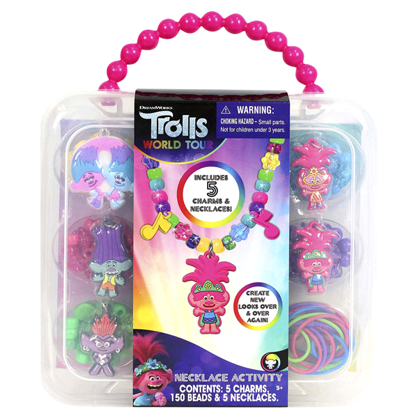 slide 1 of 1, Trolls World Tour Necklace Activity Set, 160 ct