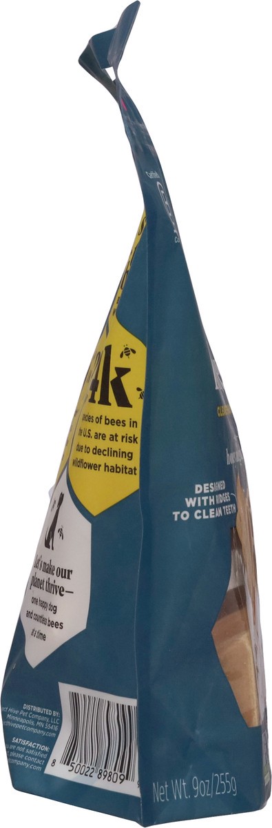 slide 10 of 15, Project Hive Pet Company Medium/Large Dogs Hive Chew Honey and Ground Peanuts Dog Treats 9 oz, 8 oz