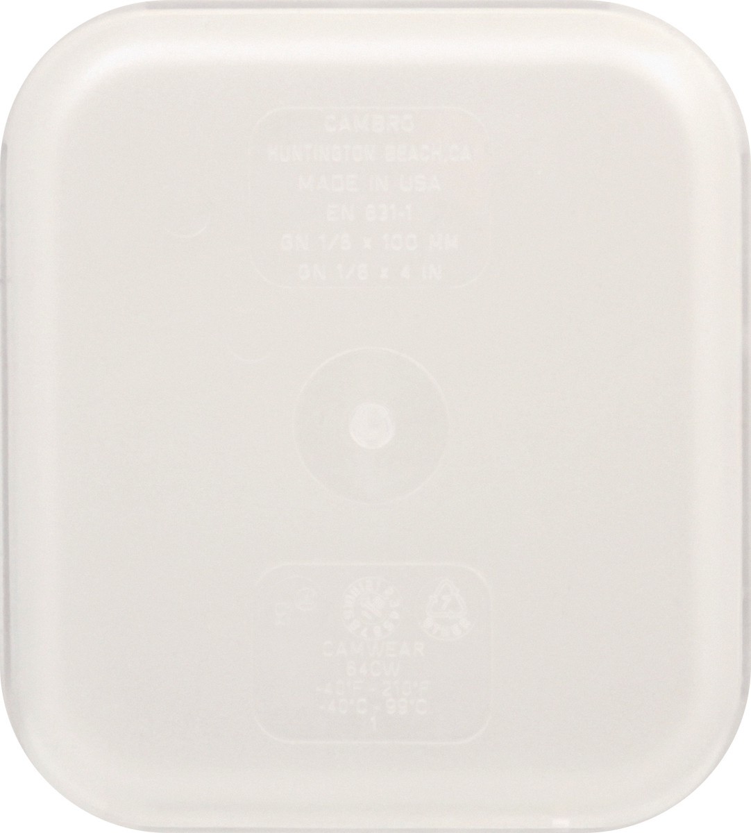 slide 8 of 11, Cambro Food Pan 1 ea, 1 ct