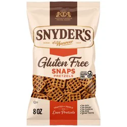Snyder's of Hanover Gluten Free Snaps Pretzels, 8 oz Bag