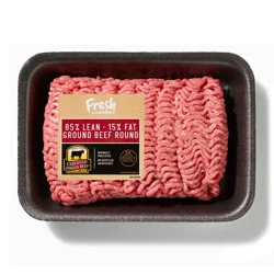 Certified Angus Beef 85/15 Ground Round, 1 Lb