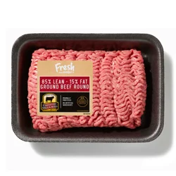 Fresh From Meijer Certified Angus Beef 85/15 Ground Round, 1 Lb
