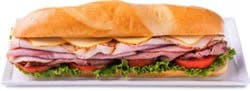 Signature Cafe Large 3 Meat & Cheese Sub - 15 Oz (750 Cal)