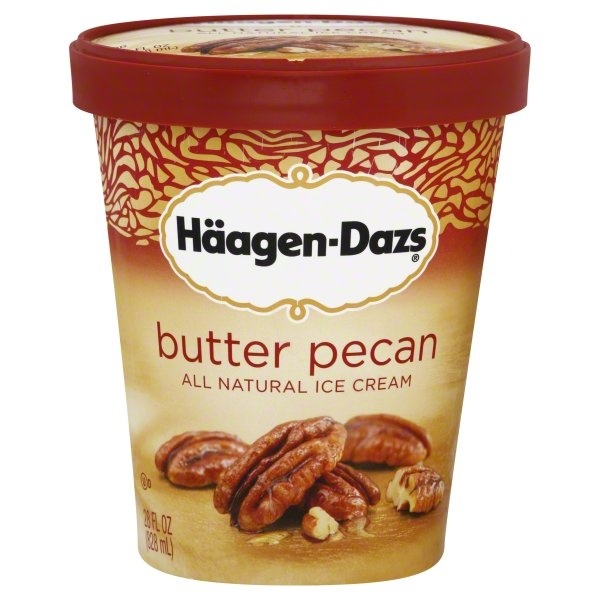 slide 1 of 6, Häagen-Dazs Ice Cream, Butter Pecan, 28 oz