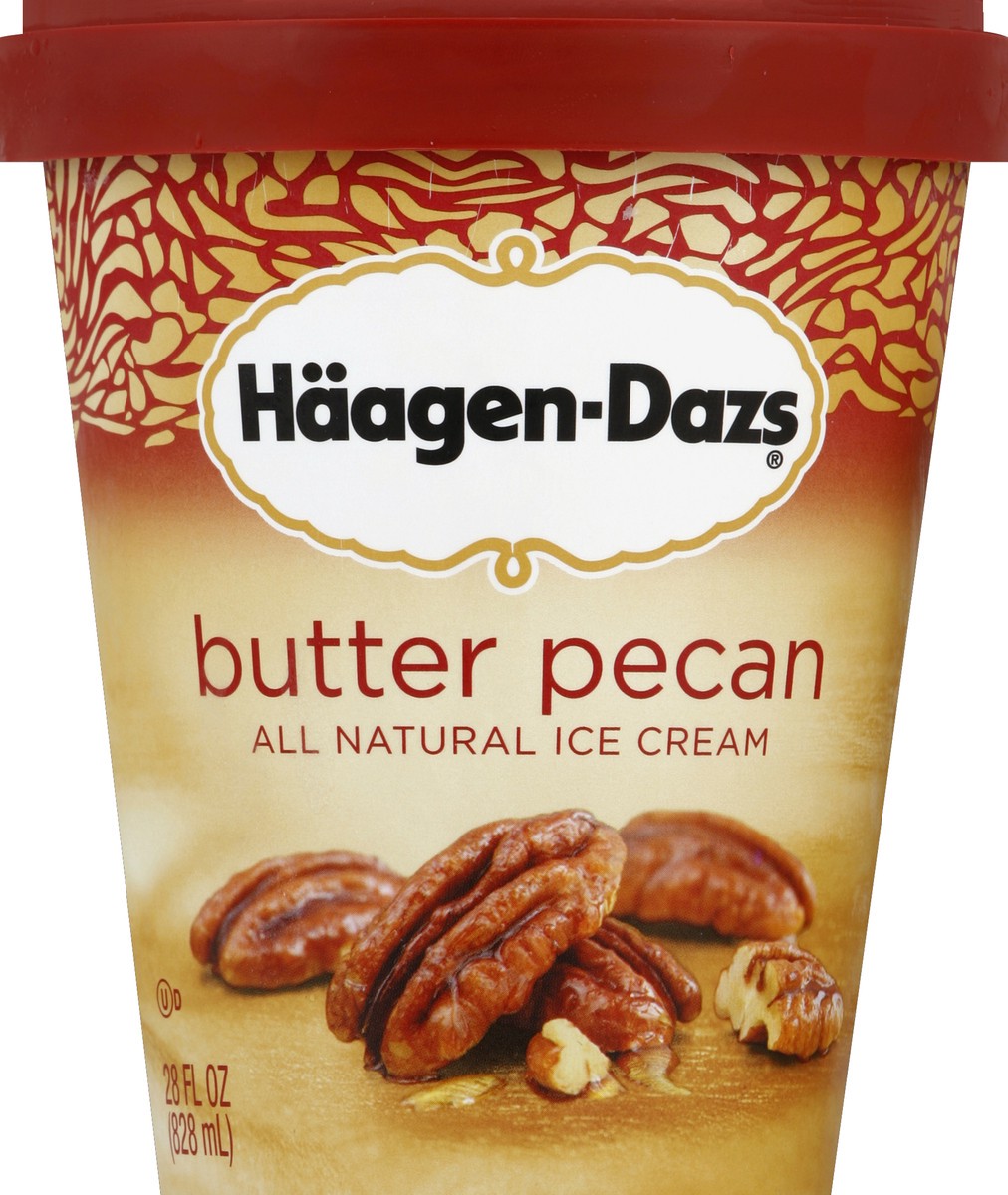 slide 5 of 6, Häagen-Dazs Ice Cream, Butter Pecan, 28 oz