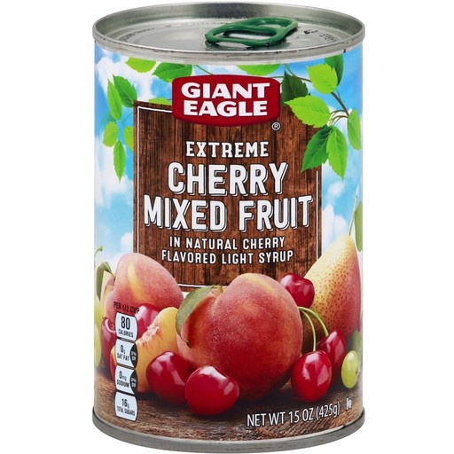 slide 1 of 1, Giant Eagle Extreme Cherry Mixed Fruit, 15 oz