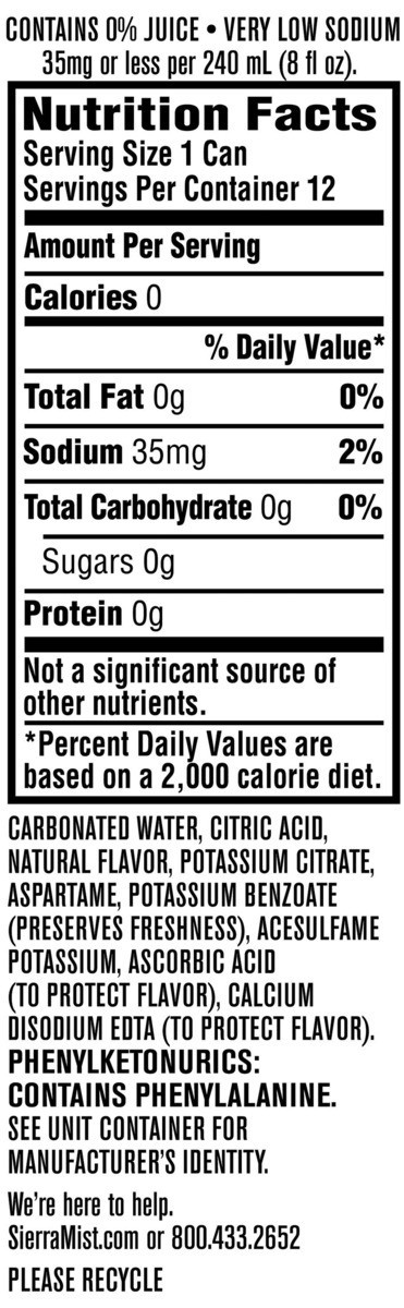 slide 3 of 6, Sierra Mist Twist Diet, 12 ct; 12