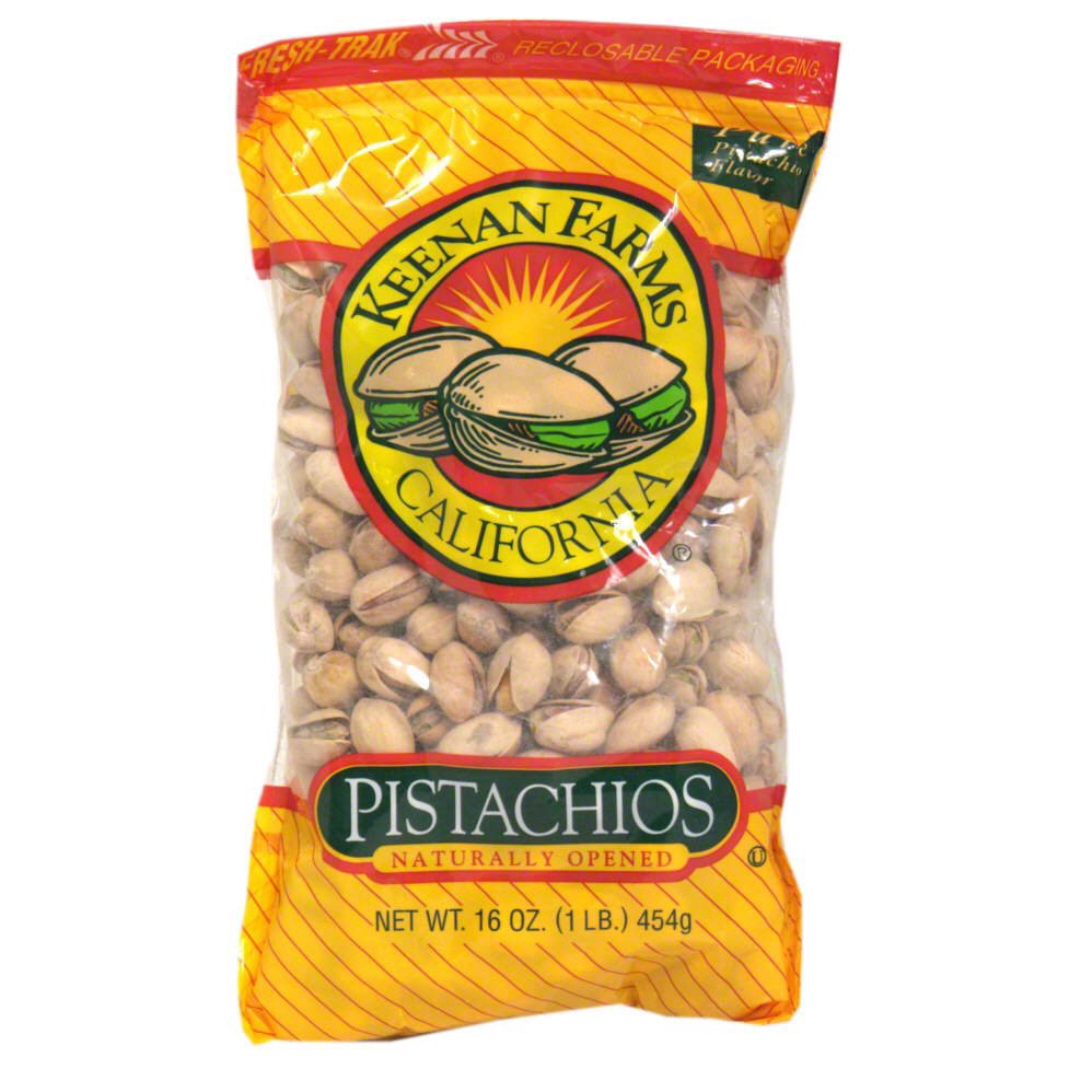 slide 1 of 1, Keenan Farms California Pistachios Roasted With Sea Salt, 16 oz