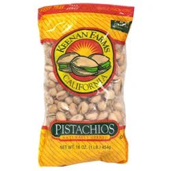 Keenan Farms California Pistachios Roasted With Sea Salt