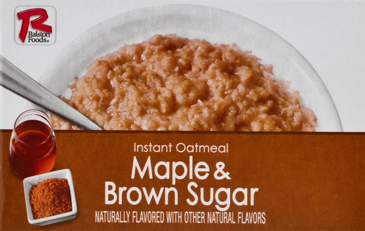 slide 4 of 4, Ralston Foods Instant Oatmeal 10 ea, 15.1 oz