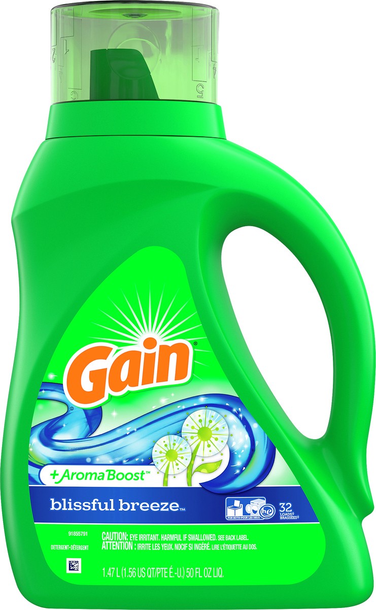 slide 1 of 3, Gain Laundry Detergent Beautiful Breeze, 1.47 ct