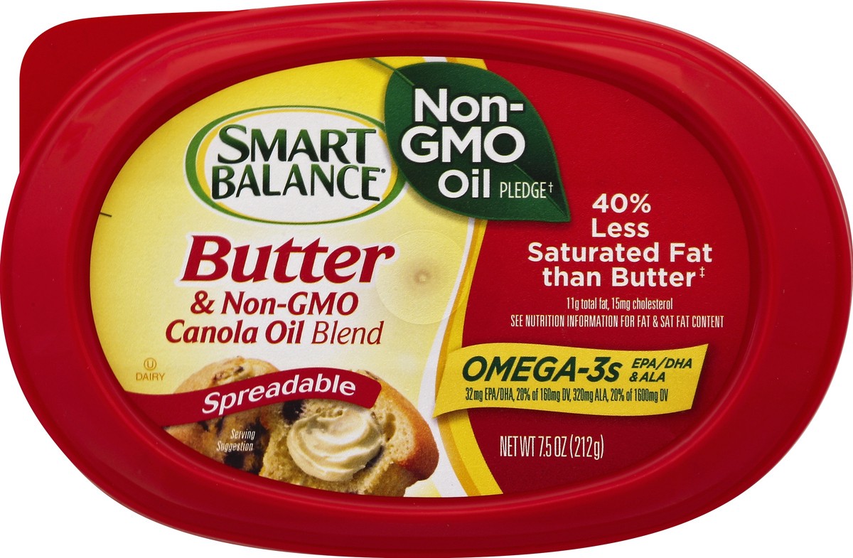 slide 4 of 4, Smart Balance Butter & Canola Oil Blend 7.5 oz, 7.5 oz