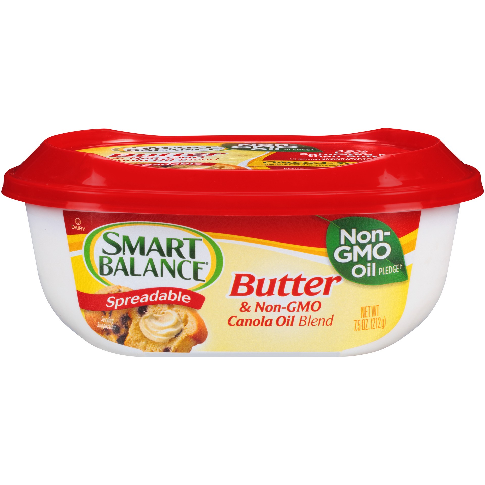 slide 1 of 4, Smart Balance Butter & Canola Oil Blend 7.5 oz, 7.5 oz