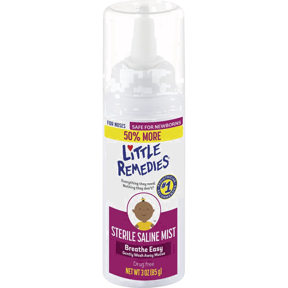 slide 96 of 125, Little Remedies Saline Nasal Mist for Babies Stuffy Noses - 3 fl oz, 3 fl oz