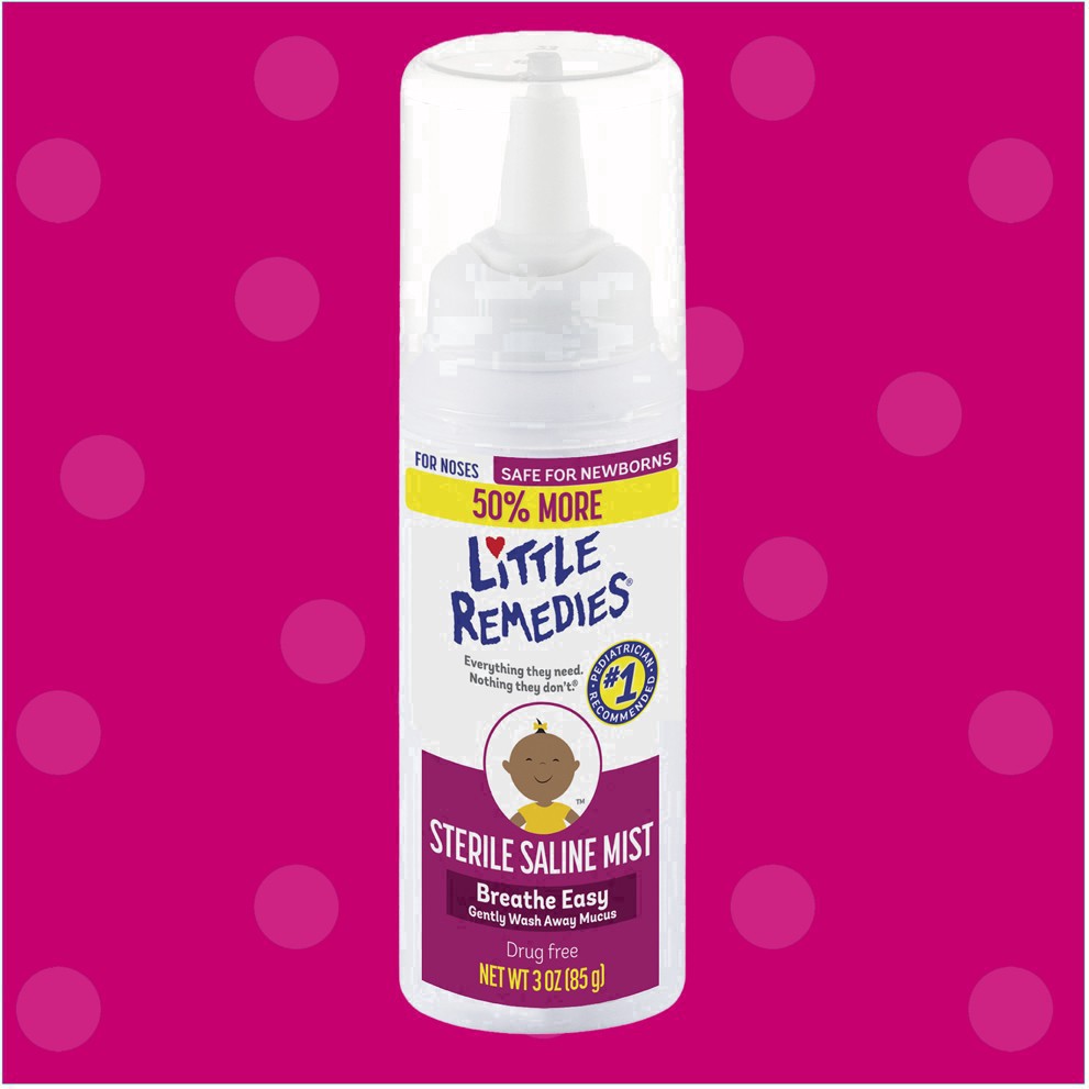 slide 104 of 125, Little Remedies Saline Nasal Mist for Babies Stuffy Noses - 3 fl oz, 3 fl oz