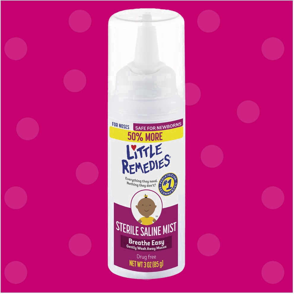 slide 85 of 125, Little Remedies Saline Nasal Mist for Babies Stuffy Noses - 3 fl oz, 3 fl oz