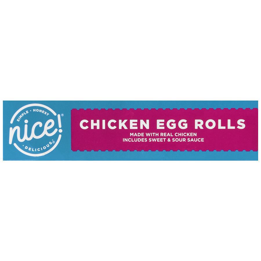 slide 4 of 5, Nice! Egg Rolls Chicken, 12 oz