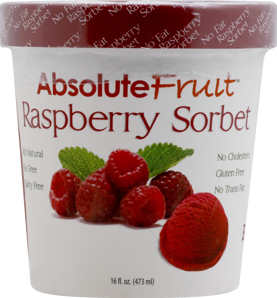 slide 1 of 8, Absolute Fruit Sorbet 16 oz, 16 oz