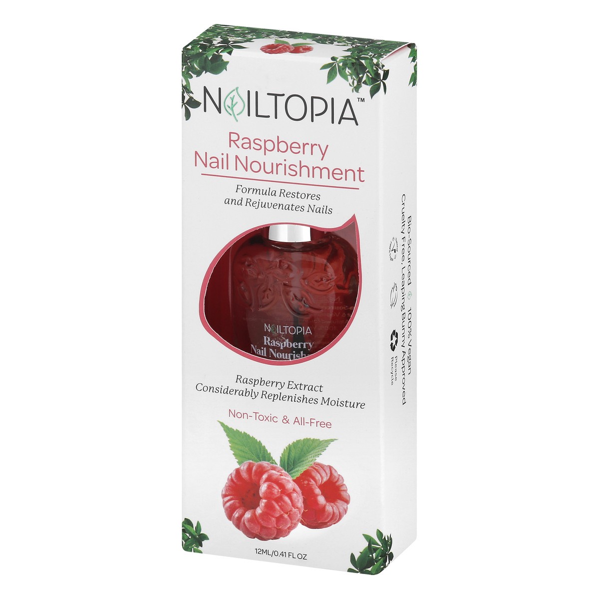 slide 11 of 12, Nailtopia Raspberry Nail Nourishment 12 ml, 12 ml