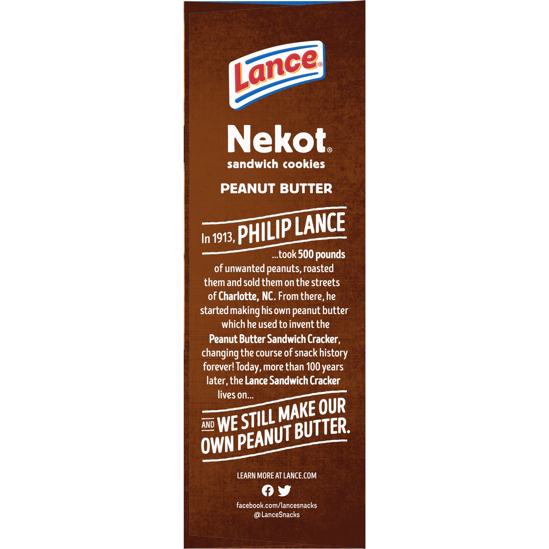slide 5 of 5, Nekot Cookies With Real Peanut Butter, 14 oz
