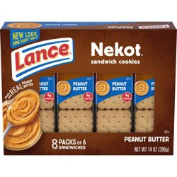 Lance Nekot Peanut Butter Sandwich Cookies