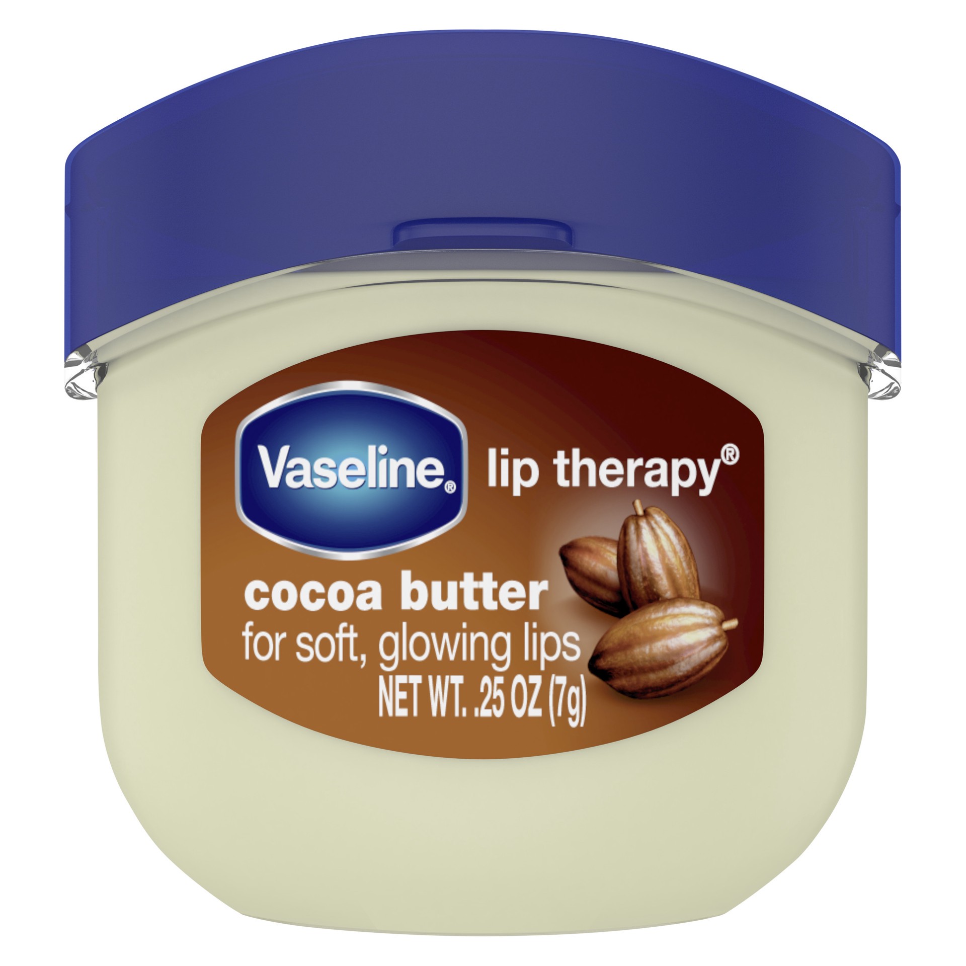 slide 1 of 4, Vaseline Lip Therapy Lip Balm Mini Cocoa Butter, 0.25 oz, 0.25 oz