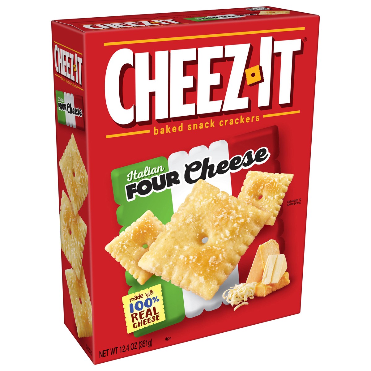 slide 3 of 8, Cheez-It Italian Four Cheese, 12.4 oz