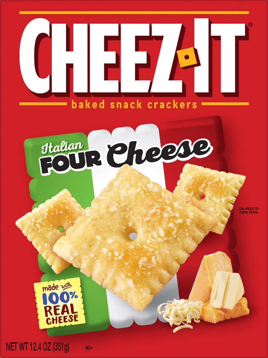 slide 6 of 8, Cheez-It Italian Four Cheese, 12.4 oz