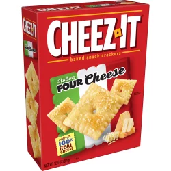 Cheez-It Cheese Crackers, Baked Snack Crackers, Italian Four Cheese