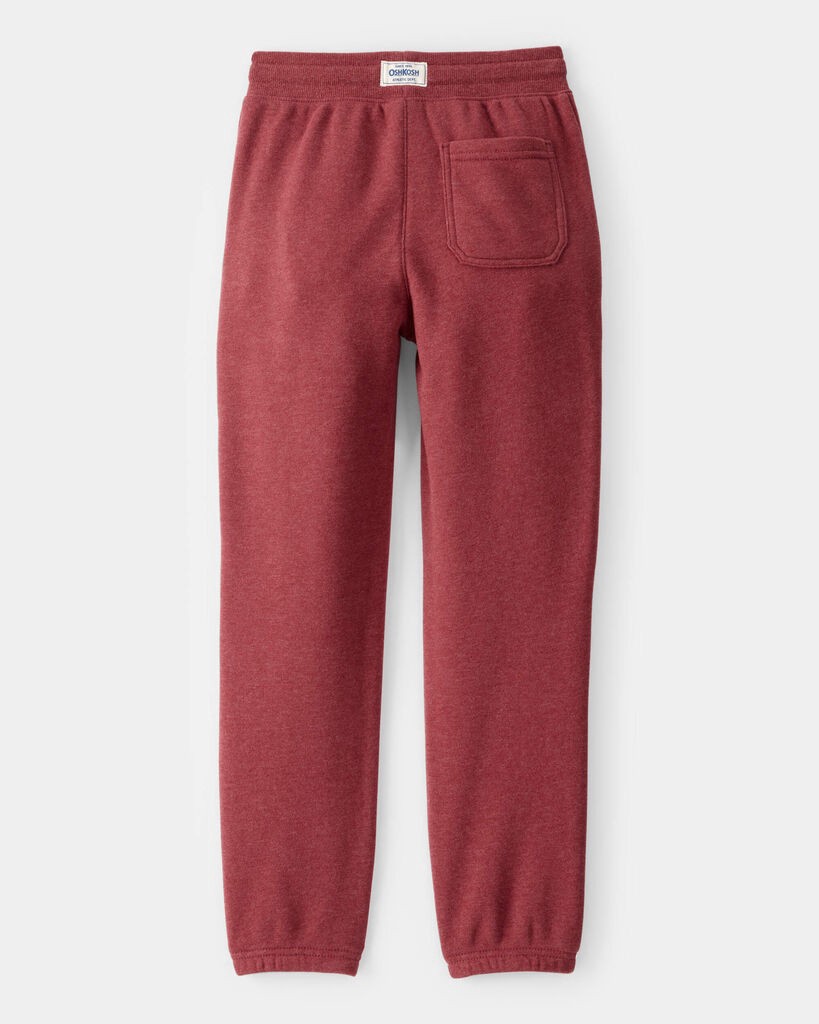 slide 3 of 3, Oshkosh Boys DayDream Fleece Drawstring Joggers - Red Red 14, 1 ct