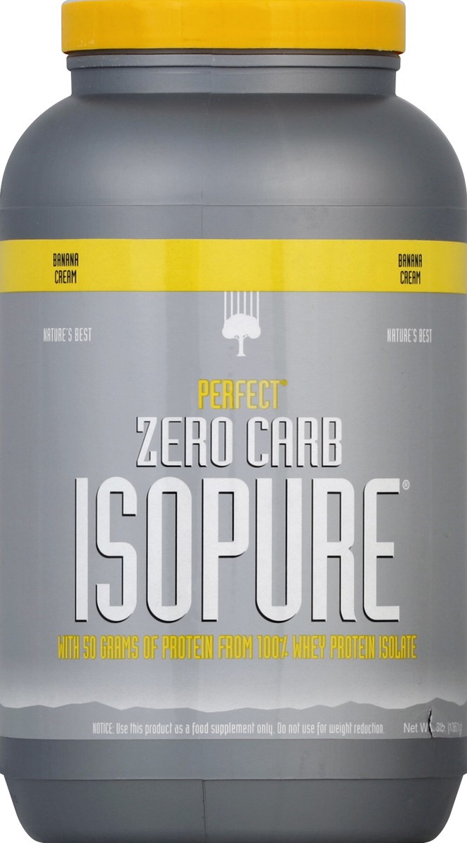 slide 2 of 3, Isopure Zero Carb - Banana Cream, 3 lb