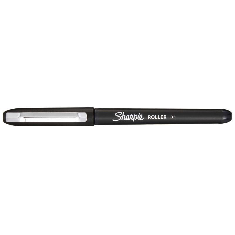 slide 2 of 8, Sharpie Roller 4pk Rollerball Gel Pens 0.7mm Black Ink, 4 ct