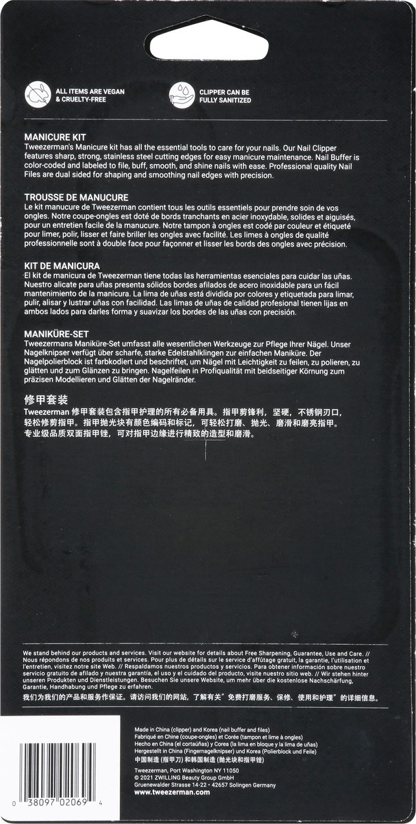 slide 9 of 9, Tweezerman Manicure Kit 1 ea, 1 kit