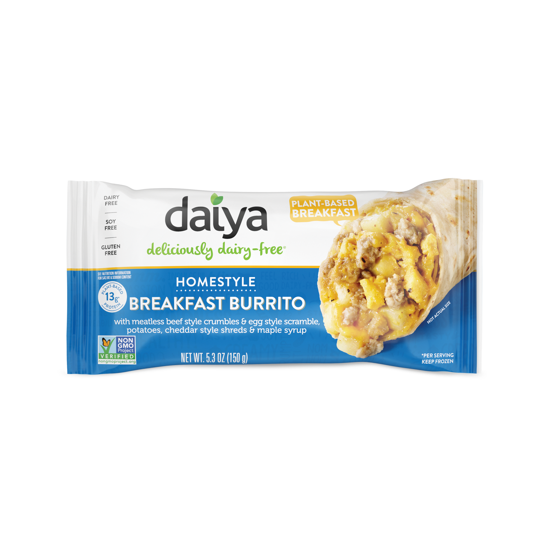 slide 1 of 2, Daiya Breakfast Burrito 5.3 oz, 5.3 oz