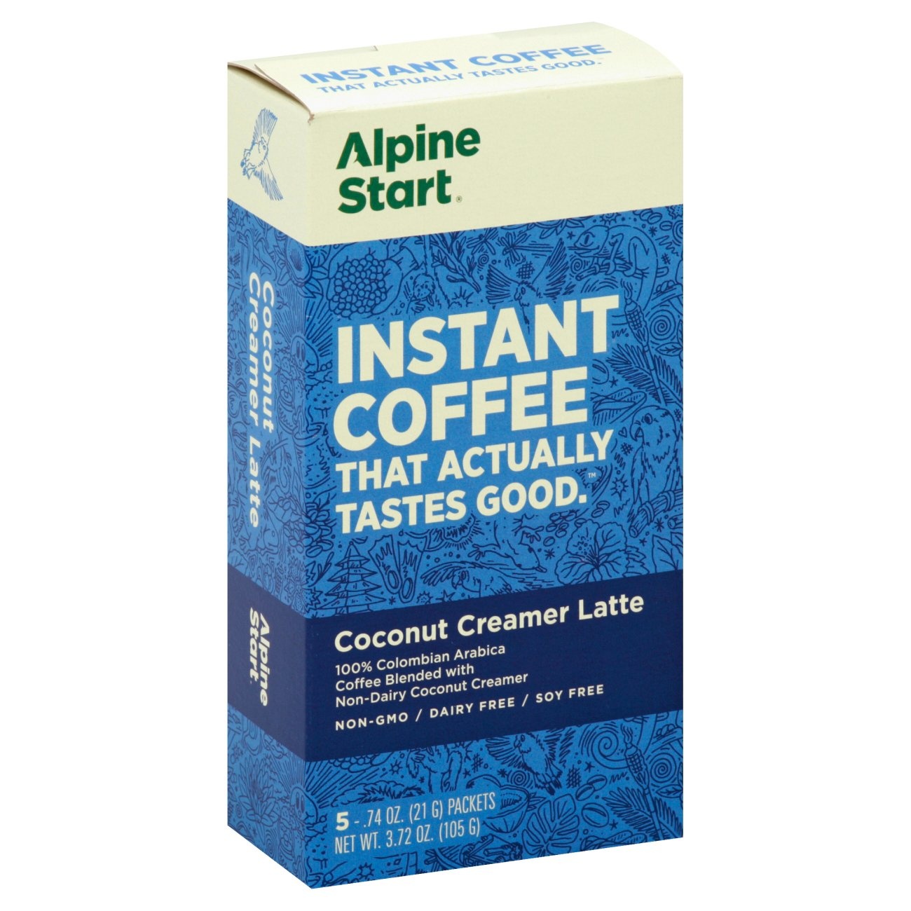 slide 1 of 1, Alpine Start Coconut Creamer Latte Instant Co, 3.72 oz