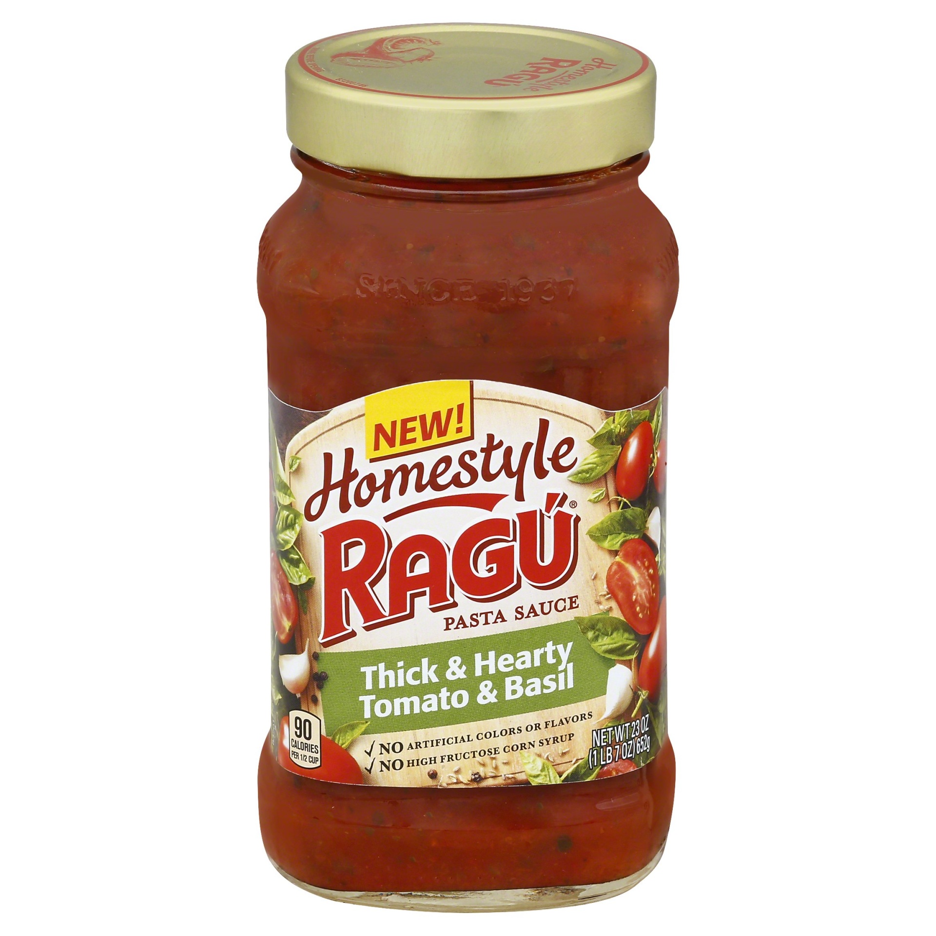 slide 1 of 1, Ragu Homestyle Pasta Sauce Tomato Basil, 24 oz