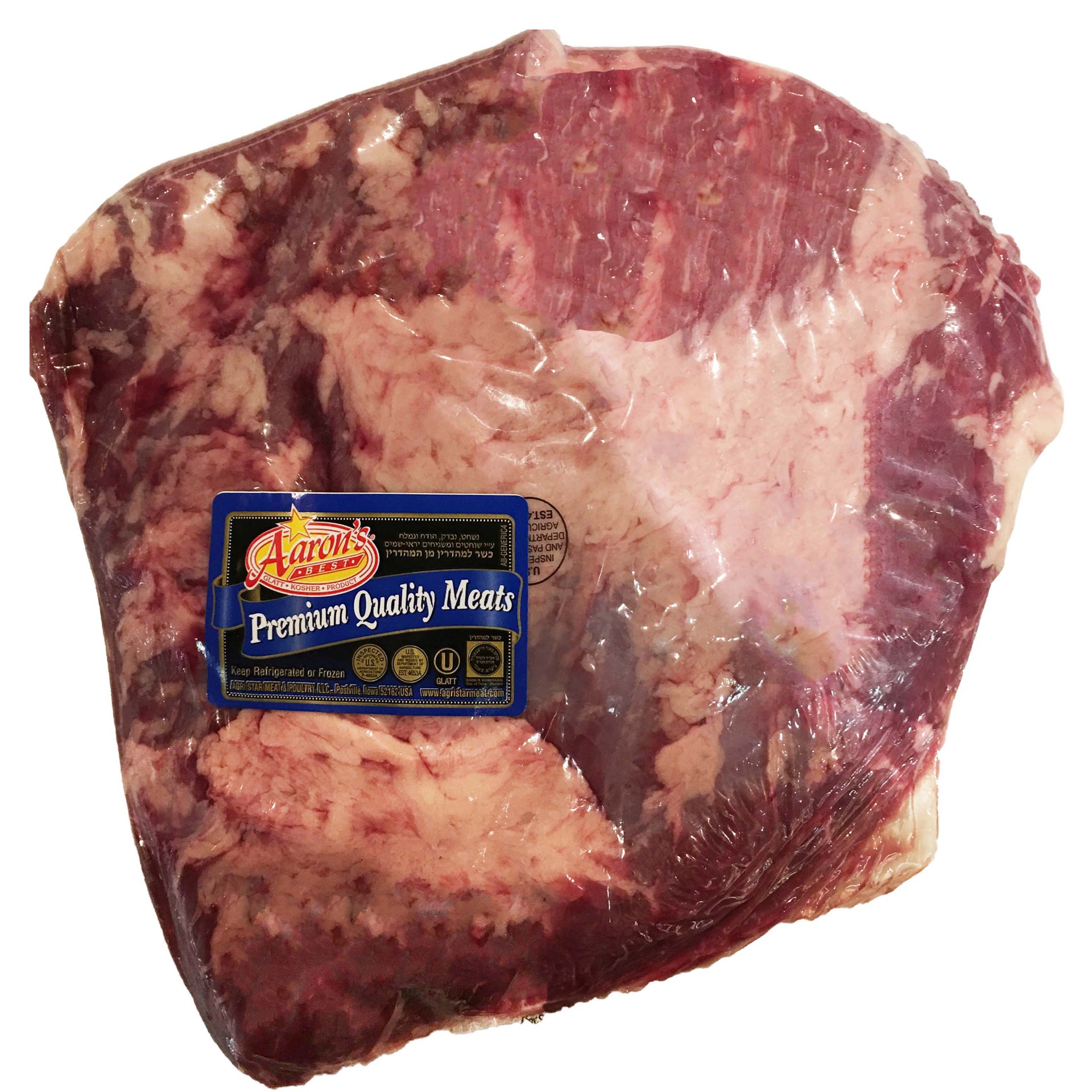 slide 1 of 1, Aaron's Best Kosher First Cut Brisket, per lb