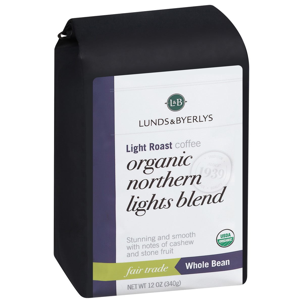 slide 2 of 9, Lunds & Byerlys Organic Light Roast Whole Bean Northern Lights Blend Coffee 12 oz, 12 oz