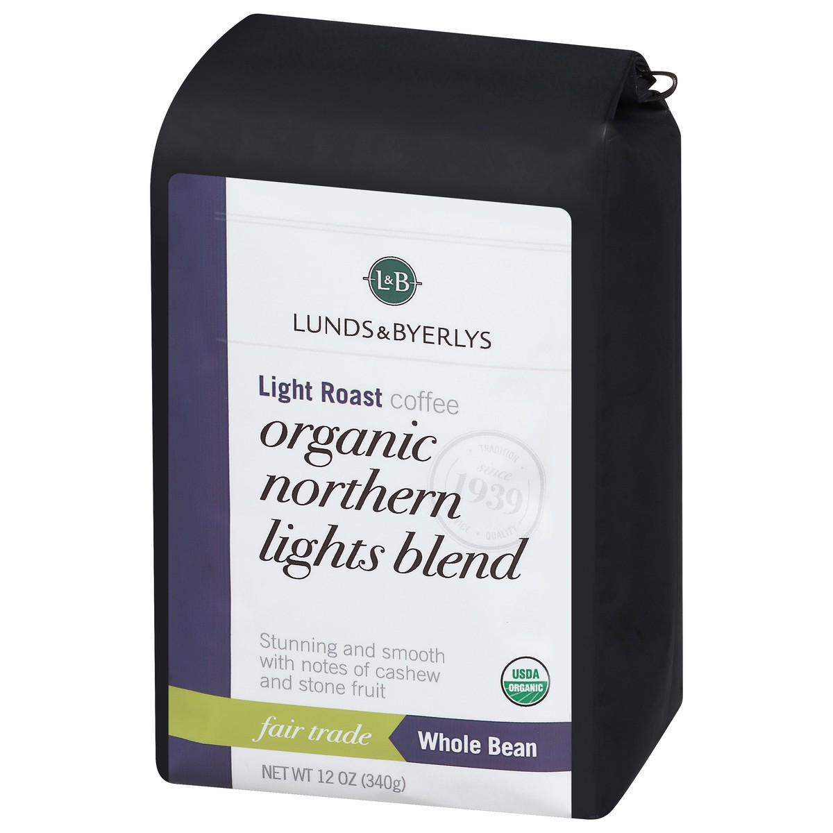 slide 6 of 9, Lunds & Byerlys Organic Light Roast Whole Bean Northern Lights Blend Coffee 12 oz, 12 oz