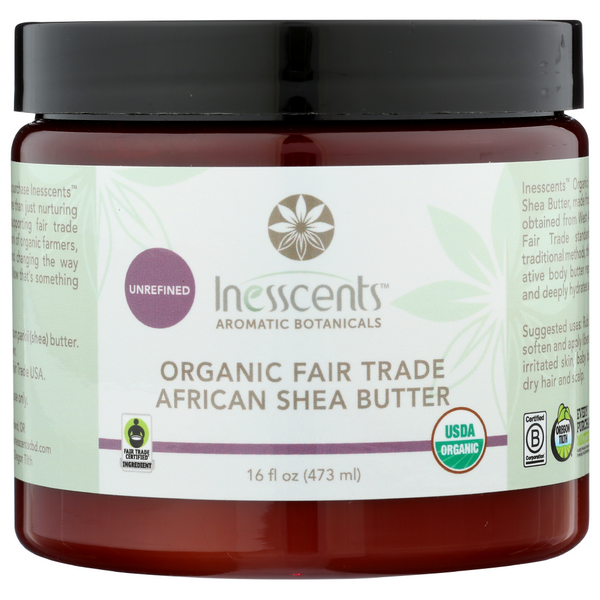 slide 1 of 1, Inesscents Aromatic Botanicals Organic Fair Trade African Shea Butter, 1 ct