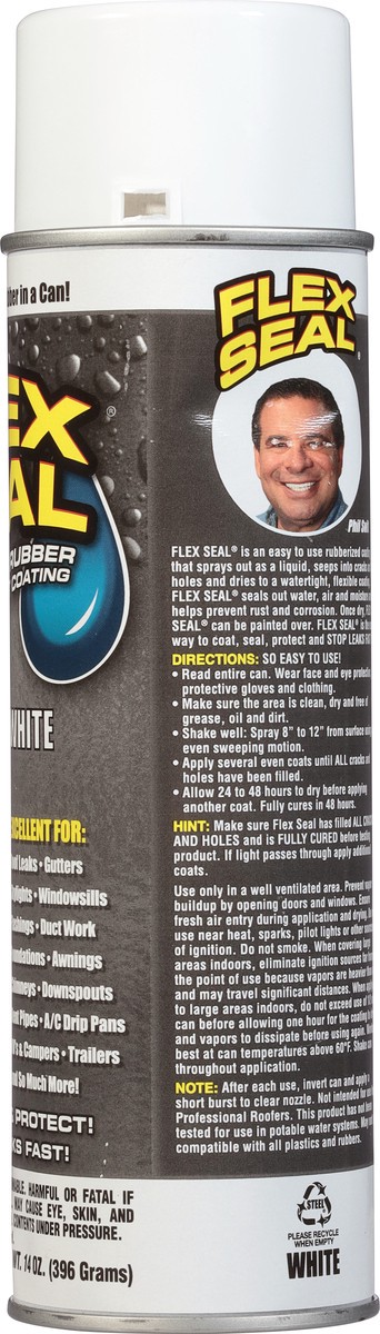 slide 8 of 9, As Seen on TV Flex Seal Liquid Rubber Sealant White, 14 oz