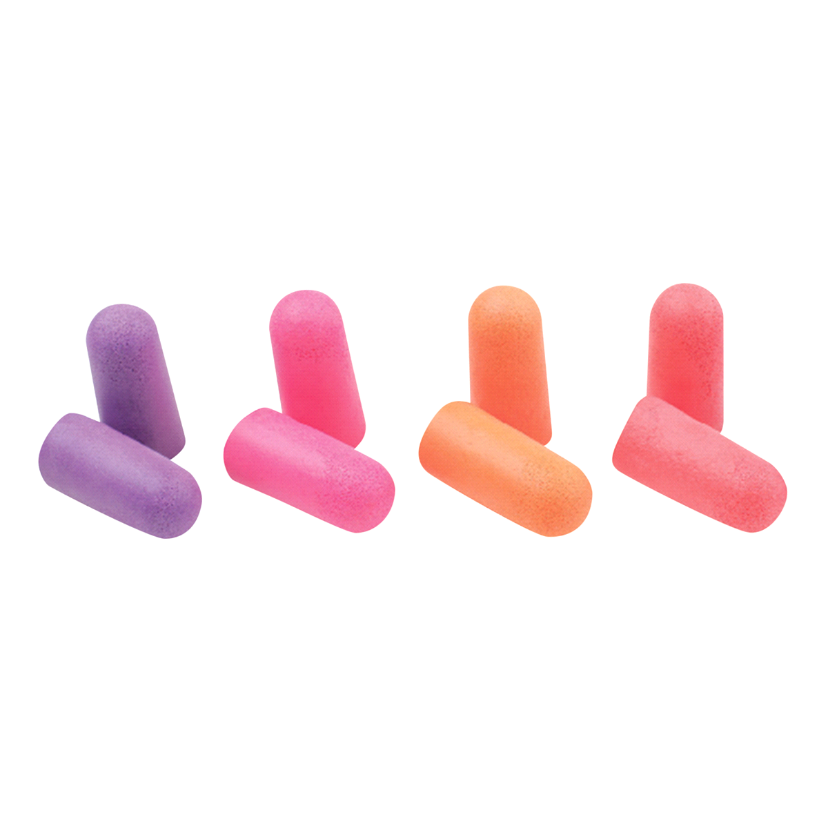 slide 2 of 3, 3M Disposable Earplugs, Multicolor, 4 ct