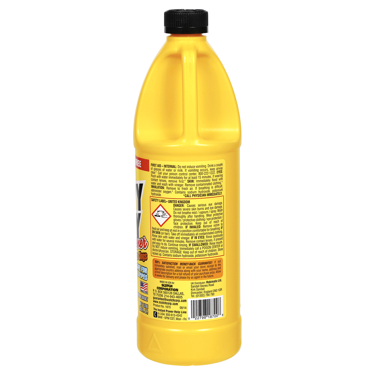 slide 3 of 3, Instant Power Heavy Duty Drain Opener, 1 gal