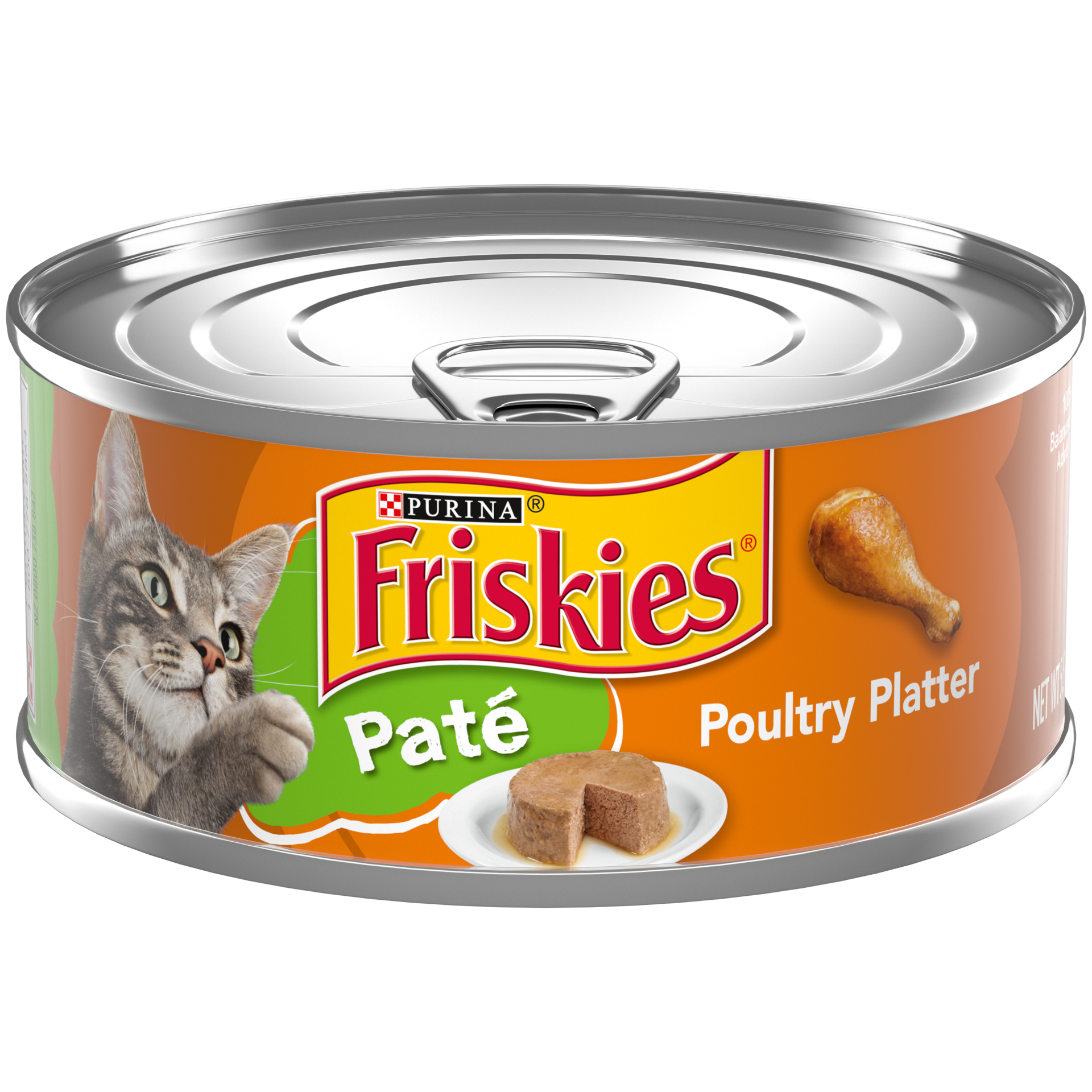 slide 1 of 1, Friskies Poultry Platter Cat Food, 5.5 oz
