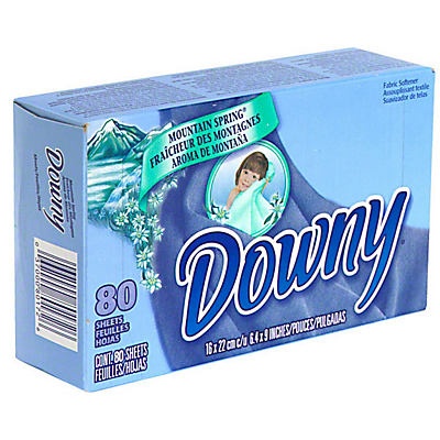 slide 1 of 1, Downy Sheets, 1 ct