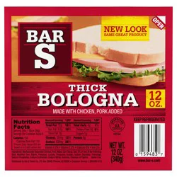 Bar-S Bologna 12 oz