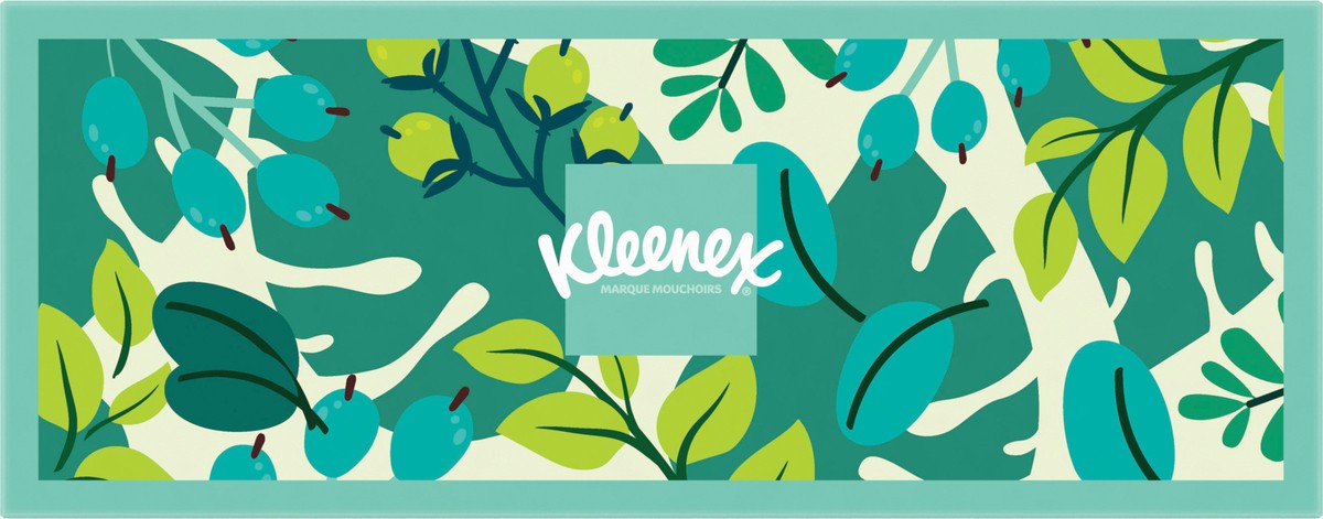 slide 2 of 11, Kleenex Lotion Facial Tissues with Coconut Oil, 1 Flat Box, 120 Tissues Per Box, 3-Ply, 120 ct
