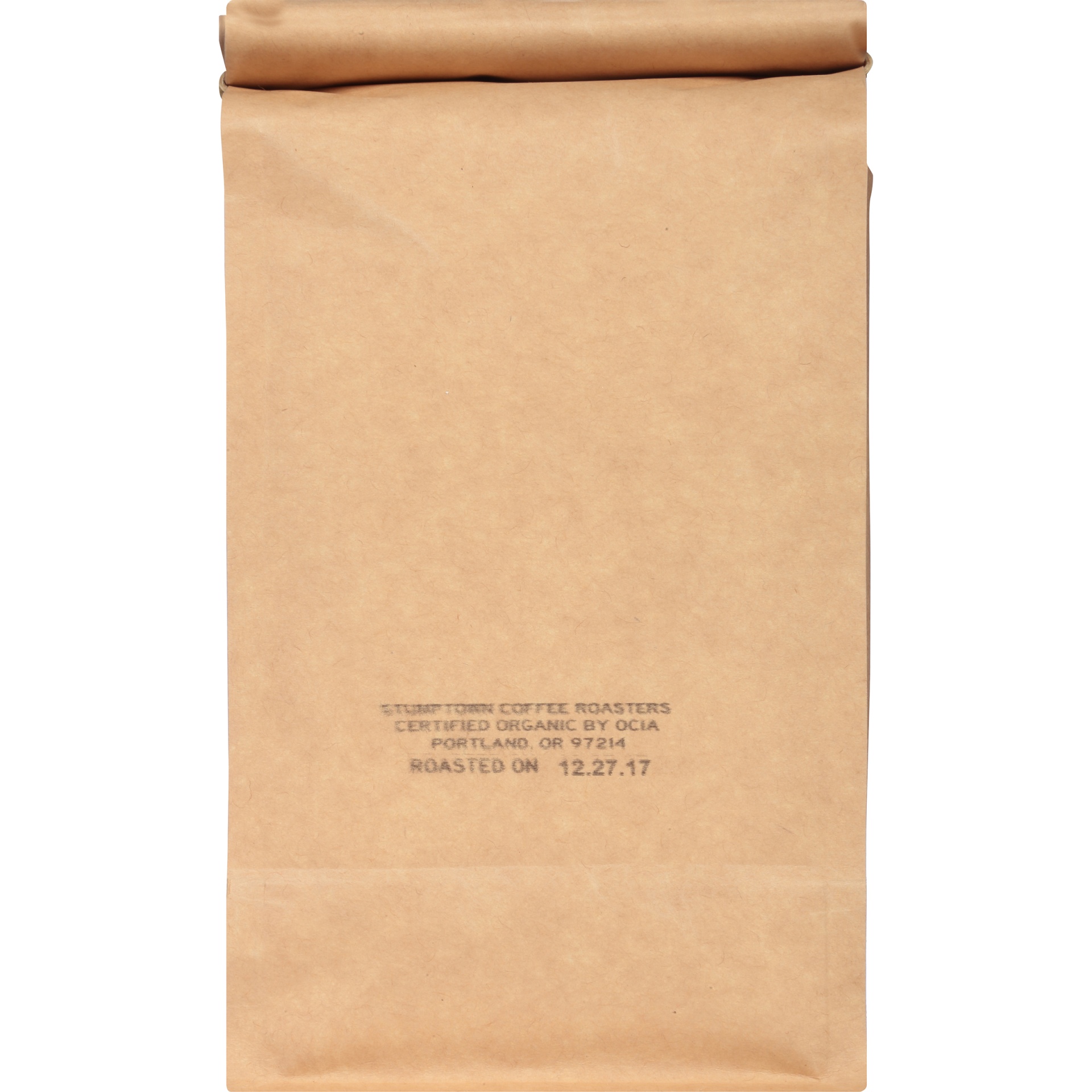 slide 3 of 6, Stumptown Coffee French Roast Blend Clove & Bittersweet Chocolate Organic Whole Bean Coffee 12 oz. Stand Up Bag, 12 oz